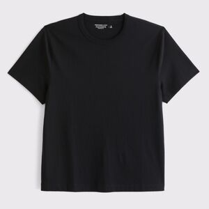 Abercrombie Shrunken Tee XL Black NWT